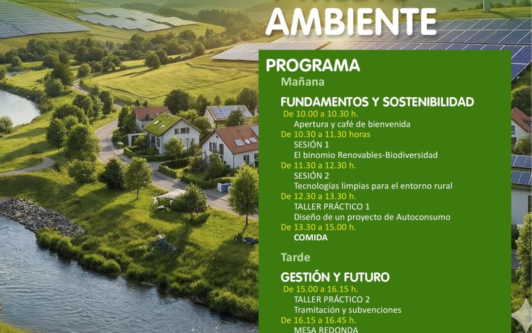 Taller formativo sobre el futuro de las renovables en el entorno rural en Robleda